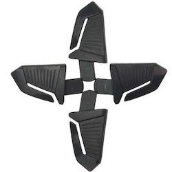 PIP 280-HP1491LCG | Traverse Lamp Clip Kit - 4 Clips Per Each, Black