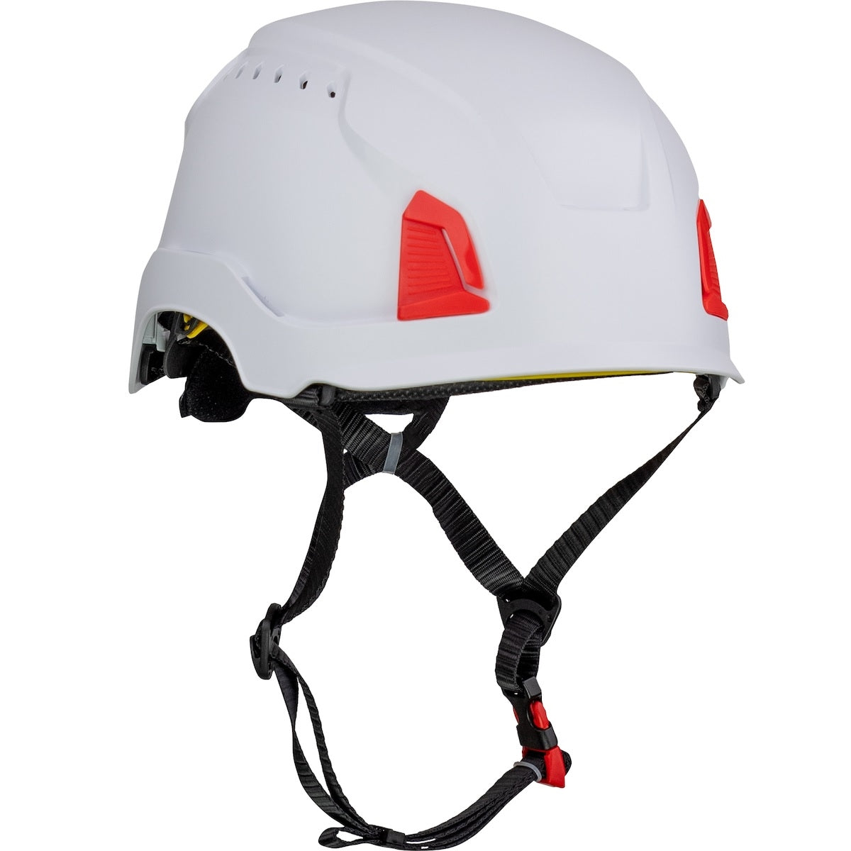 PIP 280HP1491RVM-01 | Traverse Vented Industrial Climbing Helmet 6-Point Ratchet Suspension, White
