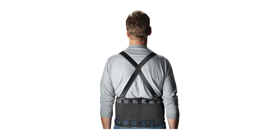 PIP 290-440XL | Black Mesh Back Support Belt X-Large