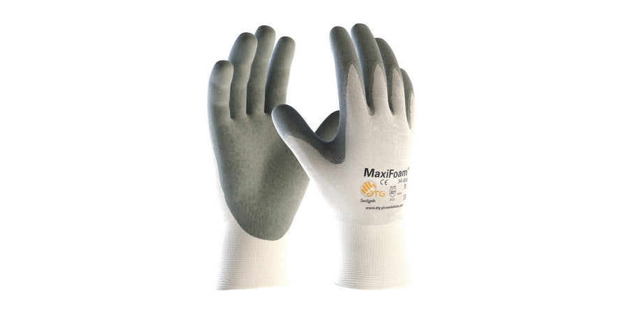 PIP 34-800/L | MaxiFoam Premium Nitrile Coated Gloves White, Large