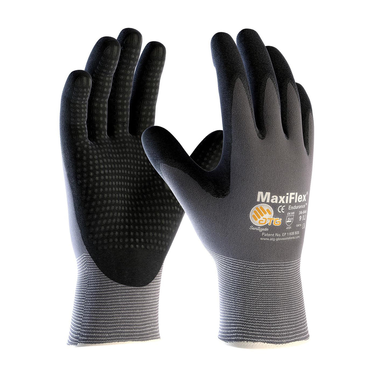 PIP 34-844/L | MaxiFlex Endurance Nitrile Coated Gloves Gray, Large
