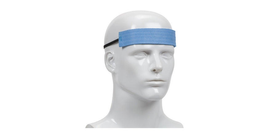 PIP 396-500 | Cooling Sweatband, Cellulose Sponge, Blue, 7.30 in. L x 1.40 in. W