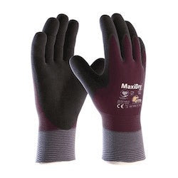 PIP 56-451/XL | MaxiDry Zero Seamless Knit ATG Nylon Glove with Thermal Lining and Double, Purple, XL Size
