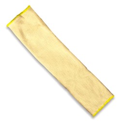 PIP MSATAC-18 | Kut Gard Single-Ply ATA Blended Sleeve with Cotton Plating, Yellow, 18" Size