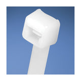 Panduit PLT1.5I-C | Pan-Ty Plt1.5I-C Cable Tie, Pa6.6, 5.6"L, 40Lb, Pk100