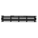Panduit CPP24FMWBLY 24-Port Flush Mount Patch Panel Supplied With Rear Mounted Faceplates