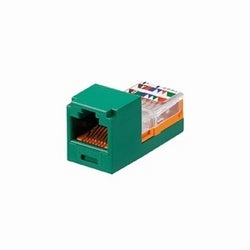 Panduit CJ588GRY | Mini-Com Module, Category 5e, UTP, 8-Position 8-Wire, Universal Wiring, Green, Leadframe Style