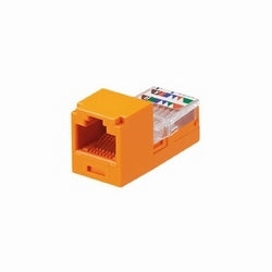 Panduit CJ588ORY | Mini-Com Module, Category 5e, UTP, 8-Position 8-Wire, Universal Wiring, Orange, Leadframe Style