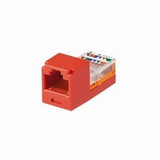 Panduit CJ588RDY | Mini-Com Module, Category 5e, UTP, 8-Position 8-Wire, Universal Wiring, Red, Leadframe Style