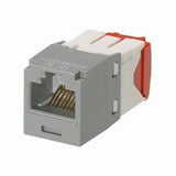 Panduit CJ5E88TGIG | Mini-Com Module, Category 5e, UTP, 8-Position 8-Wire, Universal Wiring, International Gray, TG Style