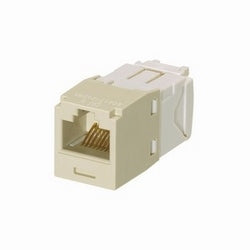 Panduit CJ688TGEI | Mini-Com Module, Category 6, UTP, 8-Position 8-Wire, Universal Wiring, Electric Ivory, TG Style