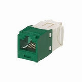 Panduit CJ688TGGR | Mini-Com Module, Category 6, UTP, 8-Position 8-Wire, Universal Wiring, Green, TG Style