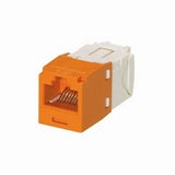 Panduit CJ688TGOR-24 | Mini-Com UTP RJ45 Cat 6 TG Jack Module, Orange