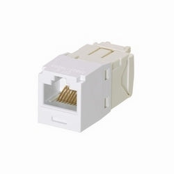 Panduit CJ688TGWH-C | Mini-Com UTP RJ45 Cat 6 TG Jack Module, White