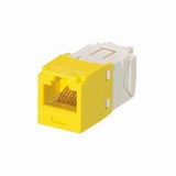 Panduit CJ688TGYL | Mini-Com Module, Category 6, UTP, 8-Position 8-Wire, Universal Wiring, Yellow, TG Style