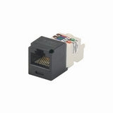 Panduit CJ688TPBL | Mini-Com Module, Category 6, UTP, 8-Position 8-Wire, Universal Wiring, Black, TP Style