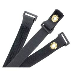 Panduit UCT3S-X0 Hook And Loop CInch Tie, 12.0";L (305mm), .85";W (21.6mm), Black, Pack of 10
