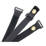 Panduit UCT3S-X0 Hook And Loop CInch Tie, 12.0";L (305mm), .85";W (21.6mm), Black, Pack of 10