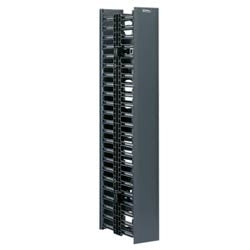 Panduit WMPVF22E | NetRunner Vertical Single-Sided Manager, 22RU, 4.9 in. Wide