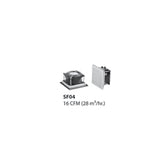 Hoffman SF0424414 | IP54 4" Filter Fan, 24V, RAL 7035