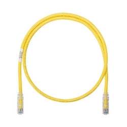 Panduit NK6PC6YLY | NetKey Copper Patch Cord, Category 6, Yellow UTP Cable, 6 Feet