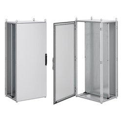 Hoffman P23PSH6 Pull-Out Shelf, 505x461mm, Size/Dims: fits 23 in Rack A, Material/Finish: Steel/LtGray