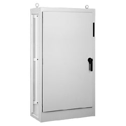 Hoffman AMOD72X7818FTCL | Left Side Open Two Door Modular Disconnect Enclosure, Without Panel, Size/dims: 72.12x78.50x18.12, Material/finish: Steel/paint