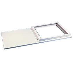 Hoffman PTAC126 | Air Conditioner Top, Double Door, Size/dims: 1200x600mm, Material/finish: Steel/ltgray