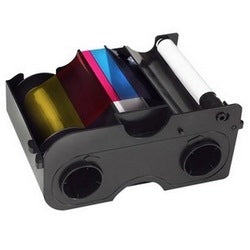 HID Global Corp 45101 | Premium Ribbon Cartridge with Cleaning Roller