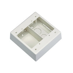 Panduit JBP2SWH | Surface Raceway, Pwr Rated Junct. Box, 2-gang, 2-pc, White