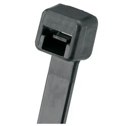 Panduit PLT2S-C20 Cable Tie, 7.4";L (188mm), Standard, Nylon, Black, Pack of 100