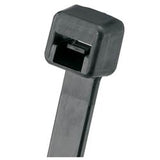 Panduit PLT2S-C8 Cable Tie, 7.4";L (188mm), Standard, Nylon, Gray, Pack of 100