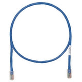 Panduit UTPCH8BUY | Copper Patch Cord, STP, Category 5e, Black Boots, Pan-Plug Modular Plugs, T568A Wiring, Blue Jacket, 8 Feet