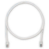 Panduit UTPCH16Y | Copper Patch Cord, STP, Category 5e, Black Boots, Pan-Plug Modular Plugs, T568A Wiring, Off White Jacket, 16 Feet