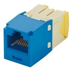 Panduit CJT5E88TGBU | Mini-Com UTP RJ45 Cat 5e 28/30 AWG TG Jack Module, Blue
