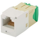 Panduit CJT688TGAW | Mini-Com UTP RJ45 Cat 6 28/30 AWG TG Jack Module, Arctic White