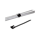 Panduit AST15-5-C100 | AST15-5-C100 Cable Tie, Black, UV PP, Aerial Support, 6.9x0.45", PK100