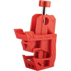 Panduit PSL-PCBNT | Powerlok Psl-Pcbnt Circuit Breaker Lockout No Tool, Nylon, Red, 0.74"X2.24"