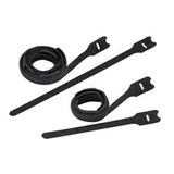Panduit HLTP2I-X0 | Hook And Loop Tie, Plenum Loop Style, 8.0";L (203mm), .50";W (12.7mm), Black, Pack of 10