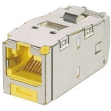 Panduit CJSK6X88TGYL | Mini-Com Stp Rj45 Cat 6A Keyed Tg Jack Module, Yellow