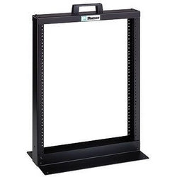 Panduit R2P26 | 2-Post Rack, 13Ru, #12-24 Threaded E-Rails, Aluminum, Black