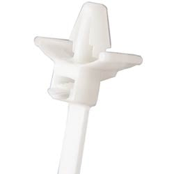 Panduit PRWP1S-D | Pan-Ty PRWP1S-D Releasable Wing Push Mount Tie, PA6.6, 5.2"L, 50lb, PK500