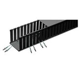 Panduit E4X4BL6 | FIBER-DUCT FIBERRUNNER , 4X4, 6FT LENGTH, RIGID PVC, BLACK