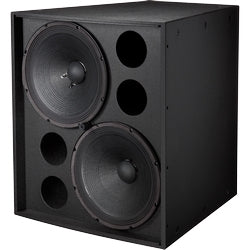 Electro-Voice EVF-2151D-PIB | Dual 15 in. Front-loaded Subwoofer, Black, Weather Resistant