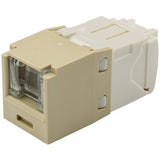 Panduit CJH688TGEI | Mini-Com UTP RJ45 Cat 6 Shuttered TG Jack Module, Electric Ivory