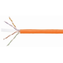 Commscope 2071E OR 4/23 R1000 | 700210008 Copper Cable, GigaSPEED XL 2071E, Category 6, 23 AWG, 4 Pair, Unshielded, UTP, Solid Bare Copper Conductor, FEP/PVC, CMP, Plenum Cable, Orange Jacket, 1000Ft, Reels