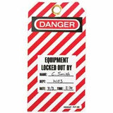 Panduit PSL-CBNT No-Tool Circuit Breaker Lockout Device, Red