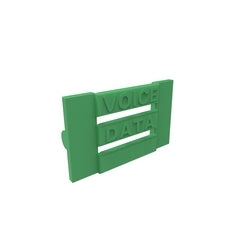 Commscope H61K-226 ICON | 760164400 High Density Icon Strip, green, bulk pack