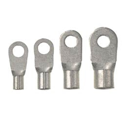 Panduit P6-56R-T | Pan-Term P6-56R-T Ring Terminal, Bare, 6 AWG, 5/16" Stud, PK200