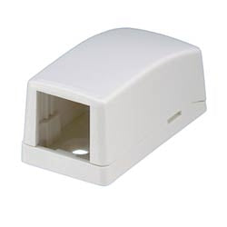 Panduit CBX1EI-A | Surface Mount Box, 1 Port, Electric Ivory